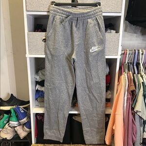 Nike Kids Heather Gray Joggers
